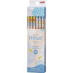 ヒッタトダース鉛筆 六角   硬度2B リラックスブルー uni(三菱鉛筆)