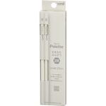 パレットダース鉛筆 六角 硬度2B アイボリー uni(三菱鉛筆)