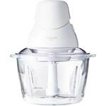 TFP20A-W フードプロセッサー ガラス製 1台5役 みじん切り器 氷も砕ける 洗いやすい 小型 安全ロック テスコム