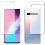 液晶保護フィルム Samsung Galaxy S10 5G 両面セット 対応 高硬度9H 高透明 ハードコート 互換品 メディアカバーマーケット