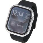 アップルウォッチ カバー Series 11/10 [46mm] フルカバー ケース 強化ガラス 10H 耐衝撃PCフレーム エレコム