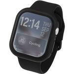 アップルウォッチ カバー Series 11/10 [46mm] フルカバー 強化ガラス Gorilla(R) 10H 耐衝撃PCフレーム エレコム