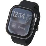 アップルウォッチ カバー Series 11/10 [46mm] フルカバー 強化ガラス 10H メタリック 耐衝撃PCフレーム エレコム