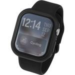 アップルウォッチ カバー Series 11/10 [42mm] フルカバー 強化ガラス Gorilla(R) 10H 耐衝撃PCフレーム エレコム