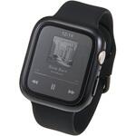 アップルウォッチ カバー SE 第3世代/第2世代 [44mm] フルカバー 強化ガラス メタリック 耐衝撃PCフレーム エレコム