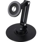 マグネットスタンド MagSafe対応 360度回転 ピタッとくっつく アルミ製 メタルリングステッカー付属 1年保証 ブラック MOT-MGSTD01-BK MOTTERU