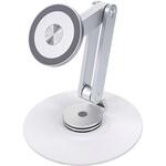 マグネットスタンド MagSafe対応 360度回転 ピタッとくっつく アルミ製 メタルリングステッカー付属 1年保証 シルバー MOT-MGSTD01-SV MOTTERU