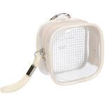 sofumo×Kept カラビナ付き ミニポーチ クリア アーモンドミルク(MOT-ACCPCH02-AM) MOTTERU