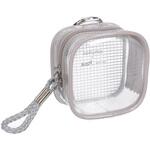 sofumo×Kept カラビナ付き ミニポーチ クリア ラテグレージュ(MOT-ACCPCH02-GY) MOTTERU