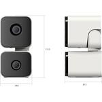 Alter+(オルタプラス)Wi-Fiカメラ屋内用 ダブルカメラ首振り キャロットシステムズ