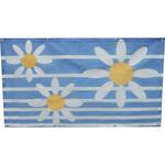 ガードフェンスシート メッシュタイプ 花模様1  【取付紐付】 仙台銘板