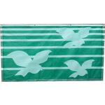 ガードフェンスシート メッシュタイプ 鳥模様  【取付紐付】 仙台銘板