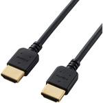 HDMIケーブル 4K対応 やわらか ハイスピード イーサネット対応 RoHS ブラック エレコム