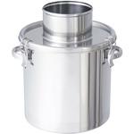 粉体回収ステンレス容器(リブ付短管タイプ) MONOVATE(日東金属工業)
