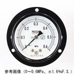 普通形圧力計(Φ60)埋込形D枠(取付穴) AA15-223シリーズ 長野計器
