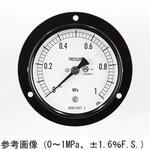 AC15-221 普通形圧力計(Φ75)埋込形D枠(取付穴) AC15-221シリーズ 長野計器