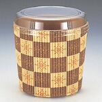 ベーキングカップ SC850(茶ブロック柄) 天満紙器