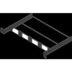 EIA用パネル2U可変タイプ カナレ電気