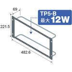 EIA用パネル5U カナレ電気