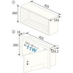 壁CN盤/横扉壁用フレーム カナレ電気