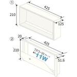 壁CN盤/下扉壁用フレーム カナレ電気