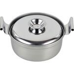 和楽庵 ステンレス製蓋付よせ鍋 パール金属