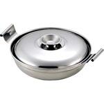 和楽庵 ステンレス製蓋付ちり鍋 パール金属