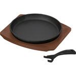 バーニスタ 鉄鋳物製ステーキ皿(丸型) パール金属