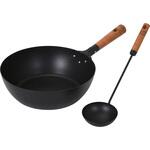 HC-943 バーニスタ 鉄製いため鍋(お玉付) パール金属