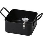 HC-948 バーニスタ 鉄製温度計付正方型天ぷら鍋 パール金属