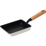 ファストクック+ 2層鋼ダイヤモンドコート木柄玉子焼 パール金属