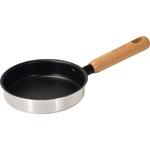 ファストクック+ 2層鋼ダイヤモンドコート木柄フライパン パール金属