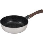 丈軽マーブルコート 深型フライパン パール金属