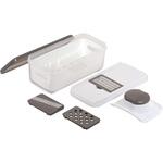 Simplice 野菜調理器ザル・ボウルセット レクタン パール金属