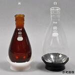 020-19025T 長形なすフラスコ 茶 020シリーズ 日本理化学器械(NRK)