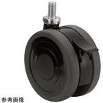 双輪キャスター Φ100 自在 ダブル ストッパー付 ネジ式 TEシリーズ 東海キャスター
