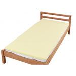 まごころ防水シーツベッドパッド型やわらかパイル クリーム W ウェルファン