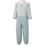 制菌前開き介護用つなぎ(フルオープン) グリーン LL 丸昌