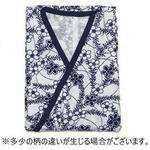 おせわさん ガーゼ合わせ 婦人用 コン花柄 L ウェルファン