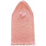 シルクキュプラ ふんわりフィットニット帽 泥染め ピンク フリー ラック産業