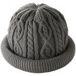 耳まですっぽり裏シャギーニット帽 グレー セルヴァン