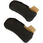 腹巻屋さんが作った あたたか足カバー ブラック フリー ラック産業