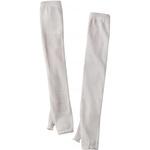 涼しいメッシュ編みの綿麻UVアームカバー グレー セルヴァン