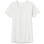 HWA319 紳士 半袖ワンタッチシャツ ホワイト M グンゼ