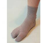 外反母趾対策靴下 グレー 23 24cm コーポレーションパールスター