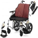 シン・ウルトラシリーズ 介助用 高座面 NAH SU7・Hi カキチャ(柿茶) 日進医療器