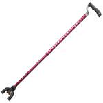 四点前後可動固定式 2ウェイステッキ 小花柄 赤 ユーバ産業