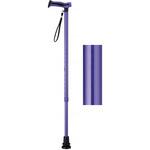 まごころステッキあんしん杖先シングル パープル ウェルファン