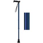 まごころステッキあんしん杖先シングル ネイビー ウェルファン