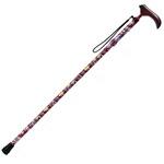 AS-T16WE 折りたたみステッキ てのひら ワイン 朝日産業